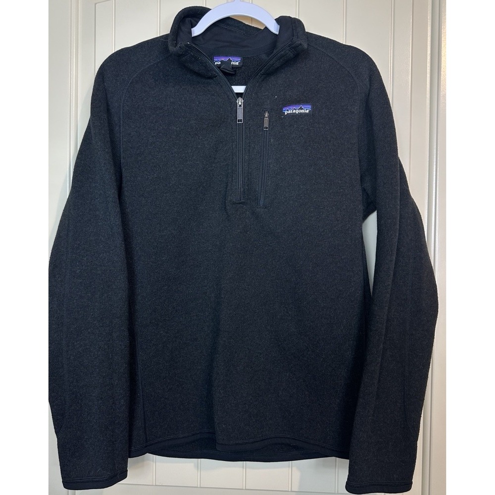 Patagonia Better Sweater Pullover‎ Mens Small Blue Fleece 1/4 Zip Hiking Outdoor
